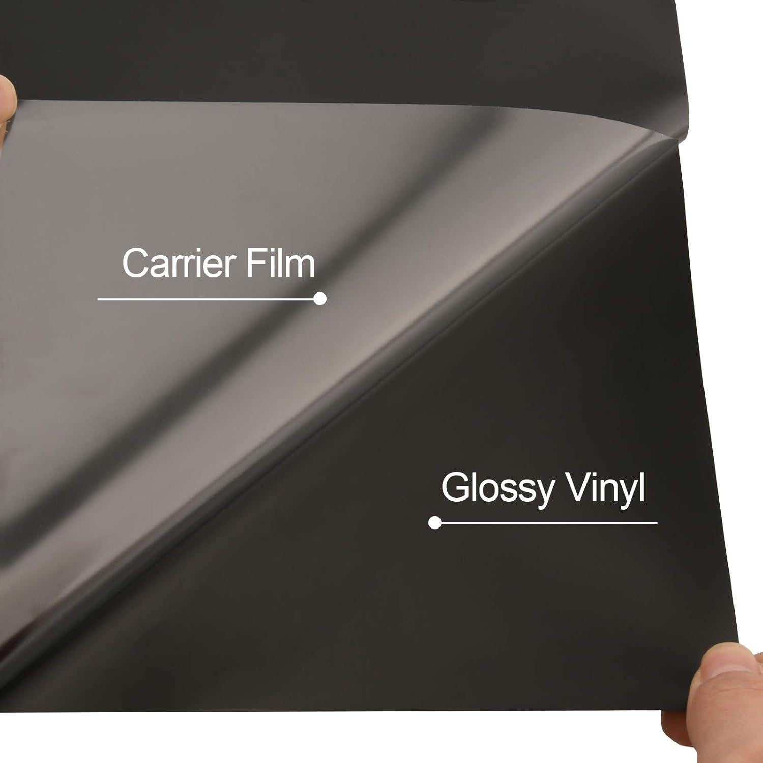 Vinilo Termoadhesivo Somolux HTV 30cm x 7.62m Negro Brillante