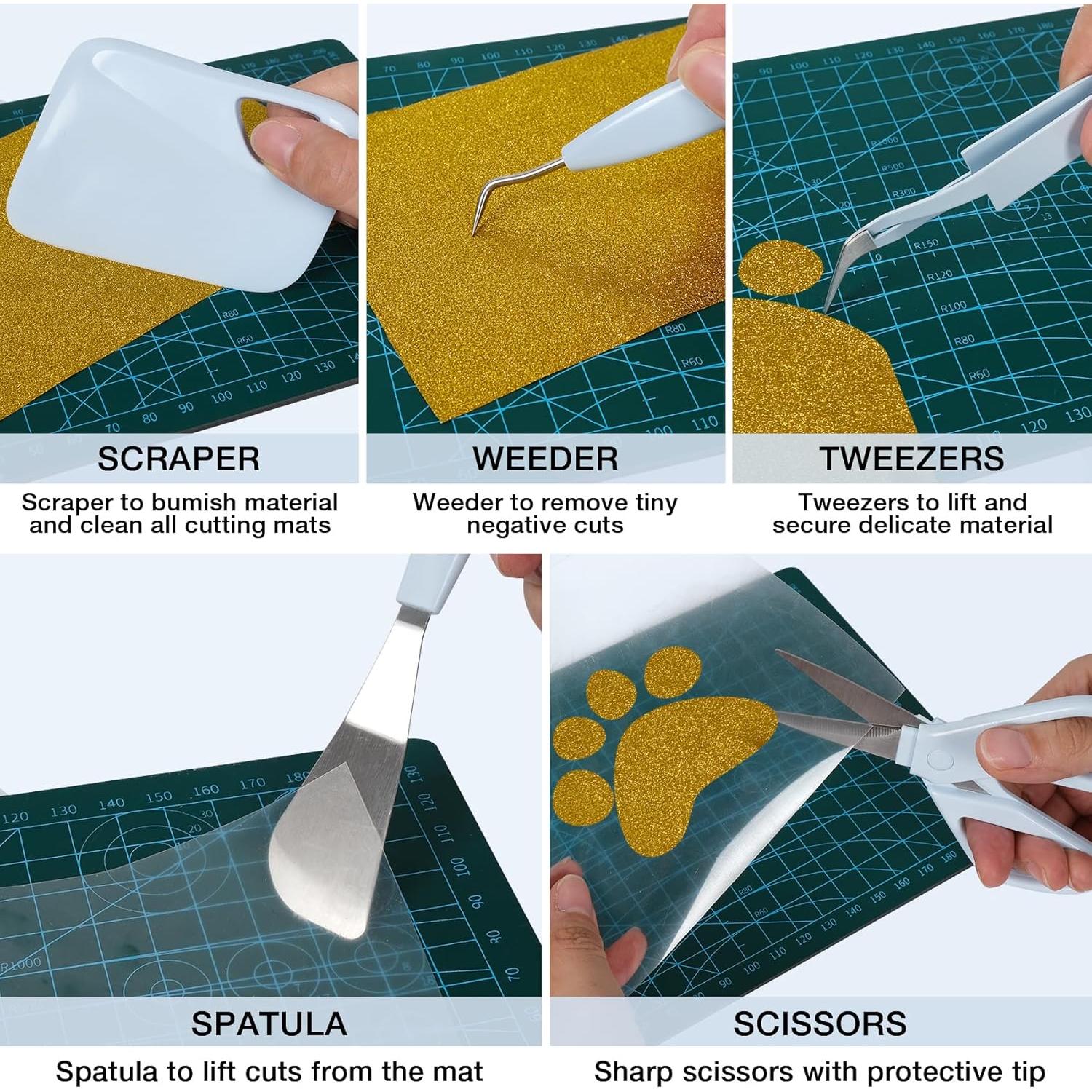 Juego de Herramientas de Desmalezado TORC 5 Piezas Azul Claro