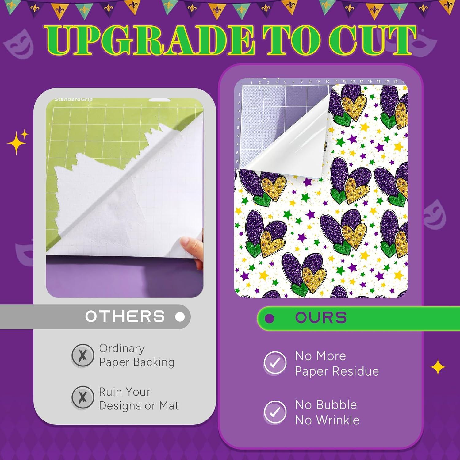 Vinilo Permanente Tintnut Mardi Gras 12 Hojas 30.48x25.4cm