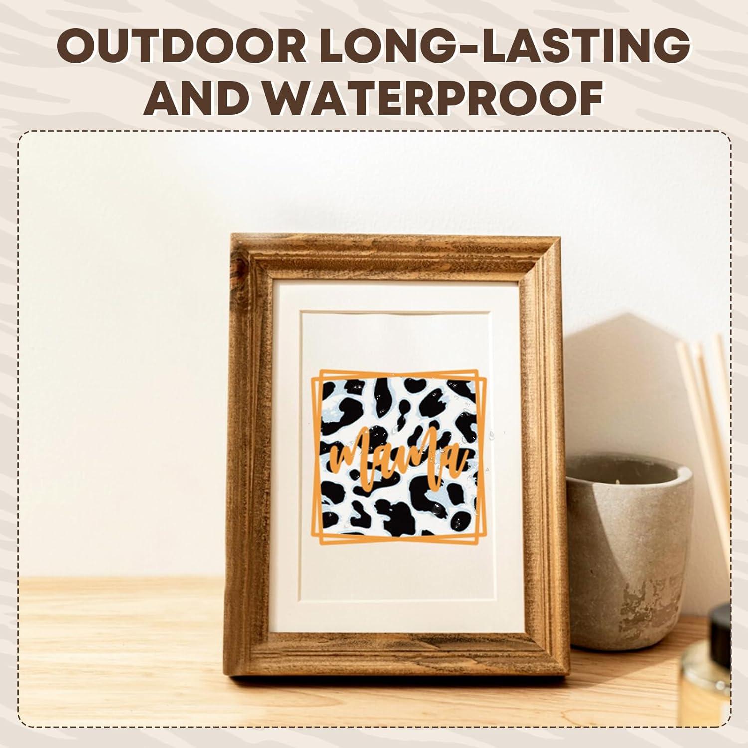 Vinilo Adhesivo Permanente Tintnut Leopardo 8 Hojas 30x25cm