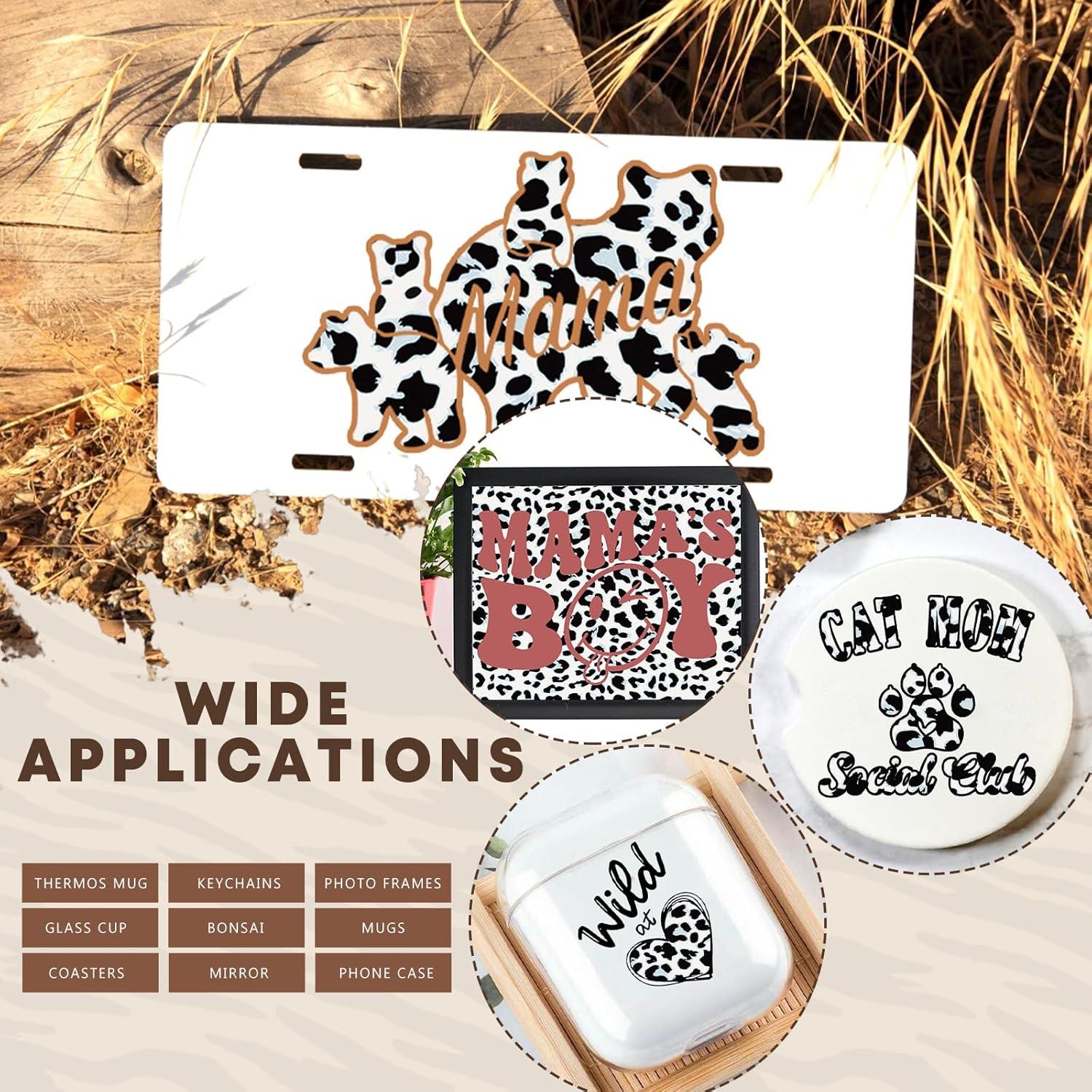 Vinilo Adhesivo Permanente Tintnut Leopardo 8 Hojas 30x25cm