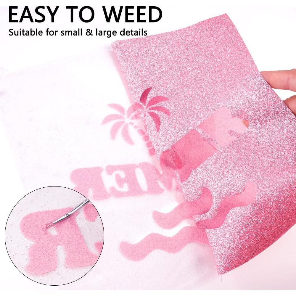 Vinilo de Transferencia de Calor Brillante Rosa RENLITONG 30.48x6.1m