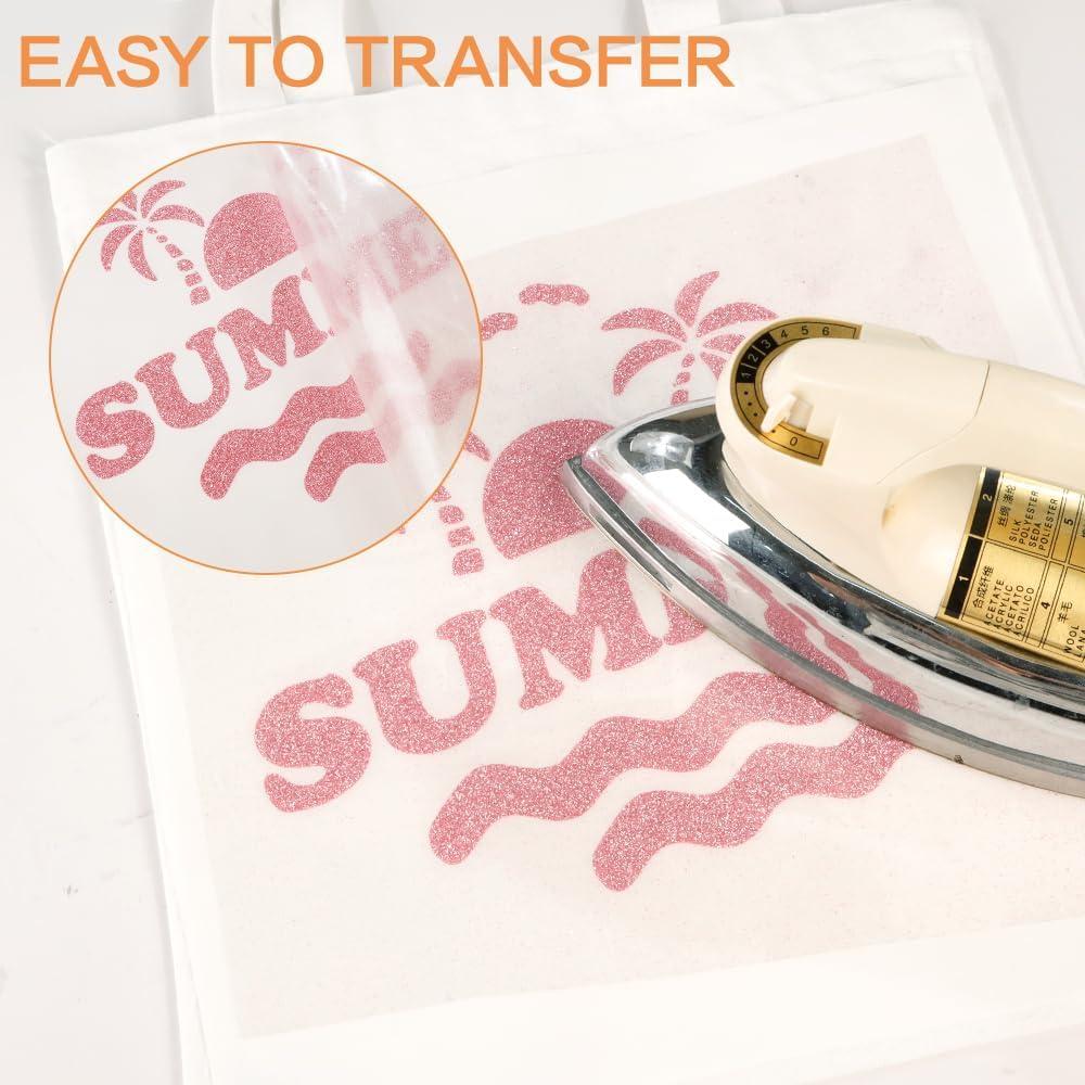 Vinilo de Transferencia de Calor Brillante Rosa RENLITONG 30.48x6.1m