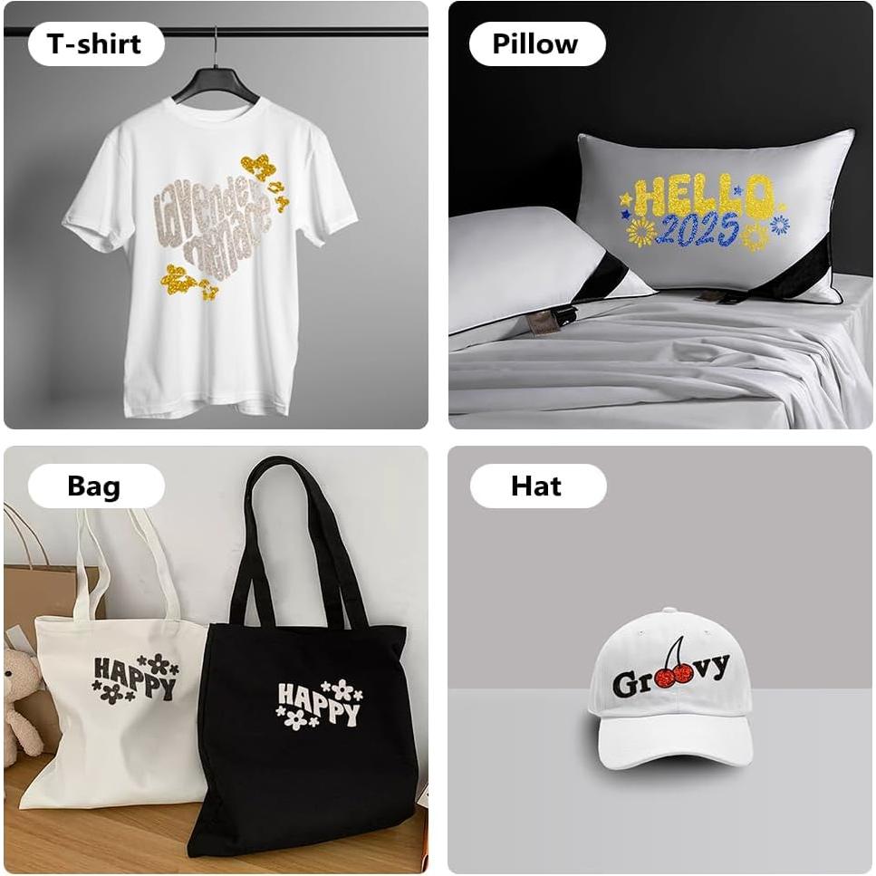 Vinilo de Transferencia de Calor Brillante Rosa RENLITONG 30.48x6.1m