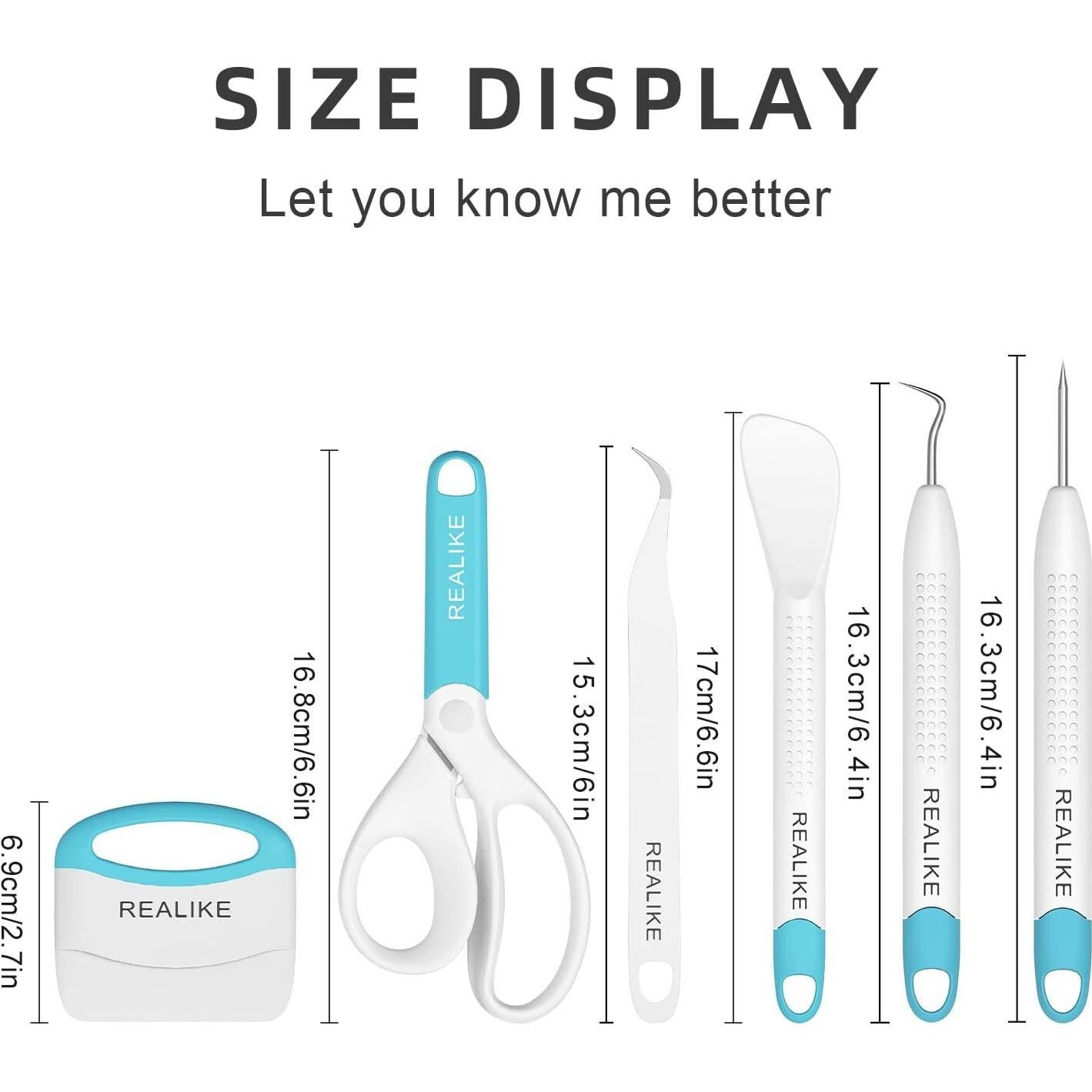 Kit de Herramientas de Deshierbe de Vinilo REALIKE 6 Piezas