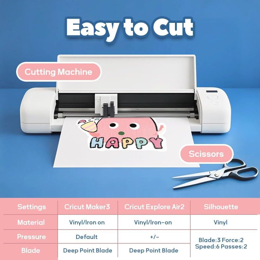 Papel de Transferencia de Calor TranSmile PU 30 Hojas 21.6x27.9 cm