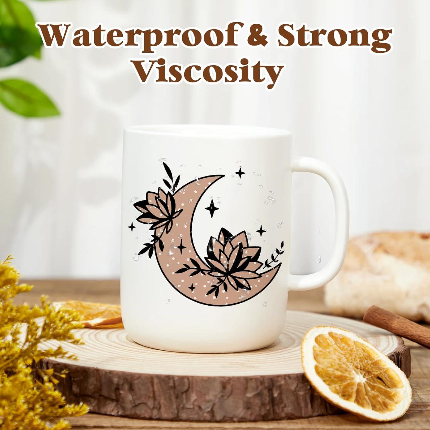 Vinilo Adhesivo Permanente Boho Tintnut - 10 Hojas 30.48x25.4cm