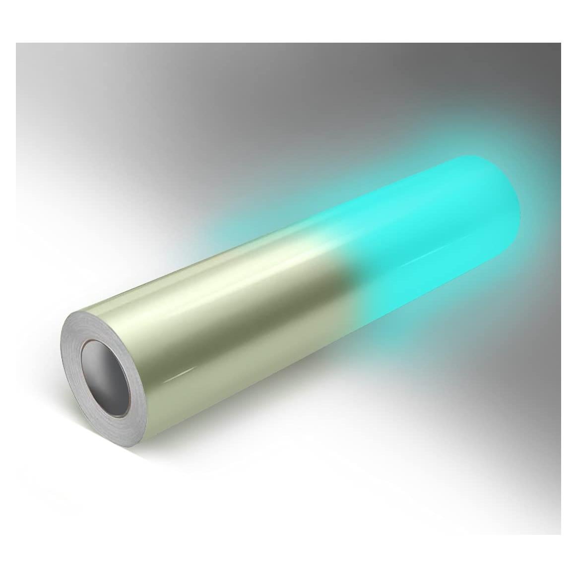 Vinilo Brilla en la Oscuridad VViViD DECO65 Azul 12x16.76m