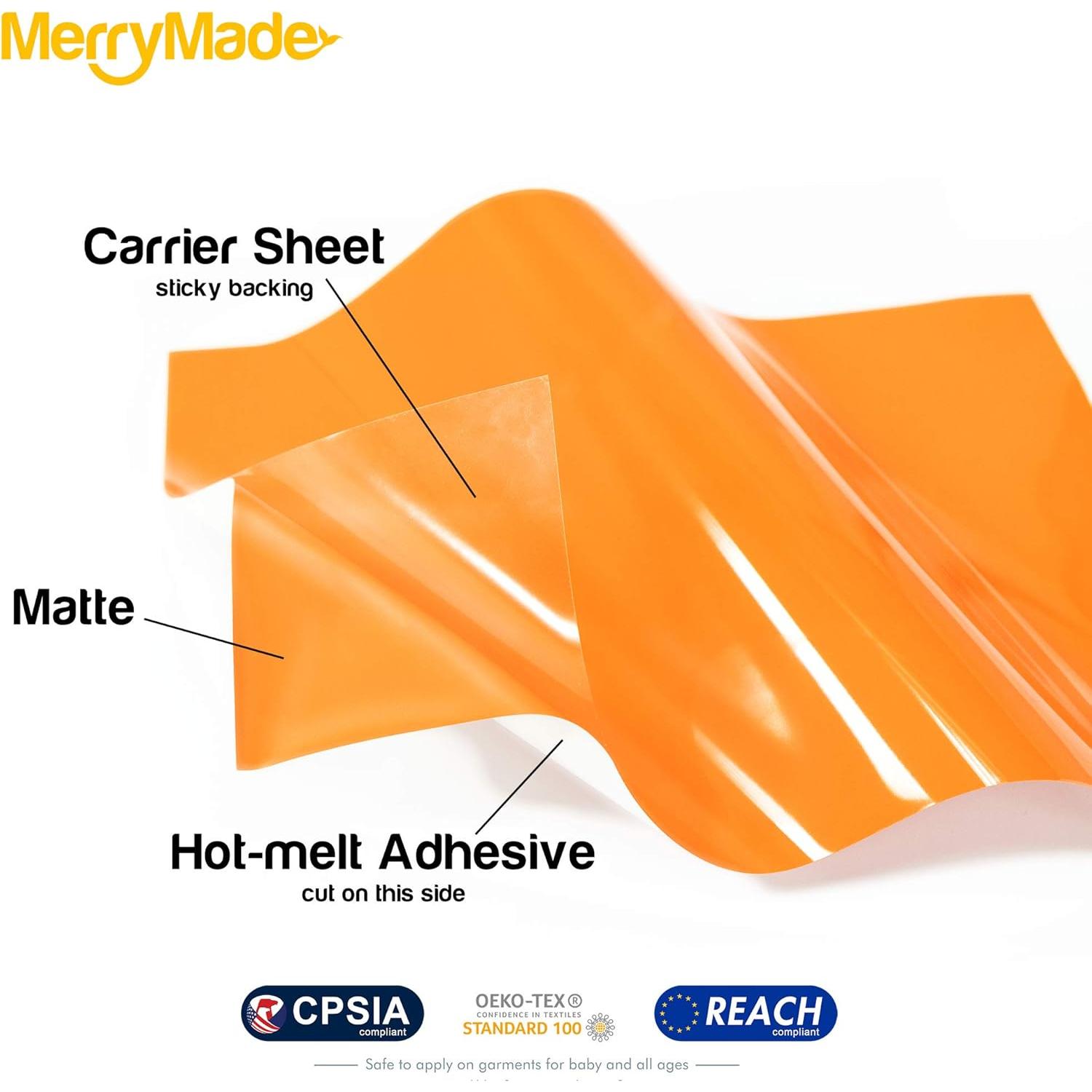 Vinilo de Transferencia Térmica Rojo MerryMade 30.48x4.57m