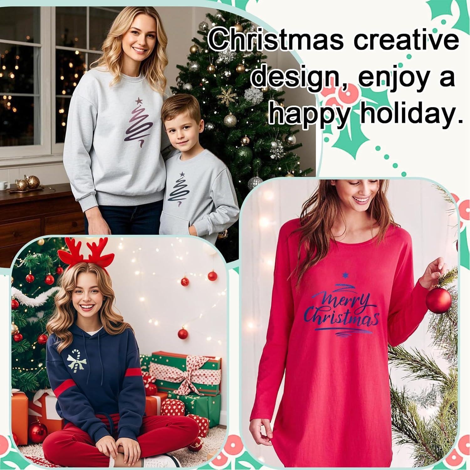 Vinilo de Transferencia de Calor Chameleon MEVOREW 30.48x183 cm Púrpura-Azul