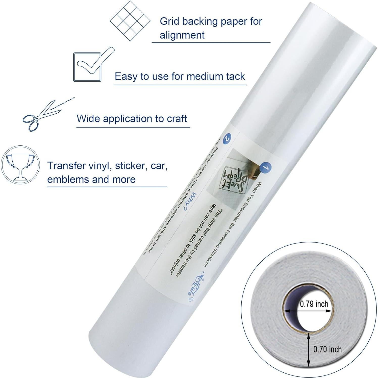 Cinta de Transferencia Clara ArtCute 30.48 cm x 15.24 m