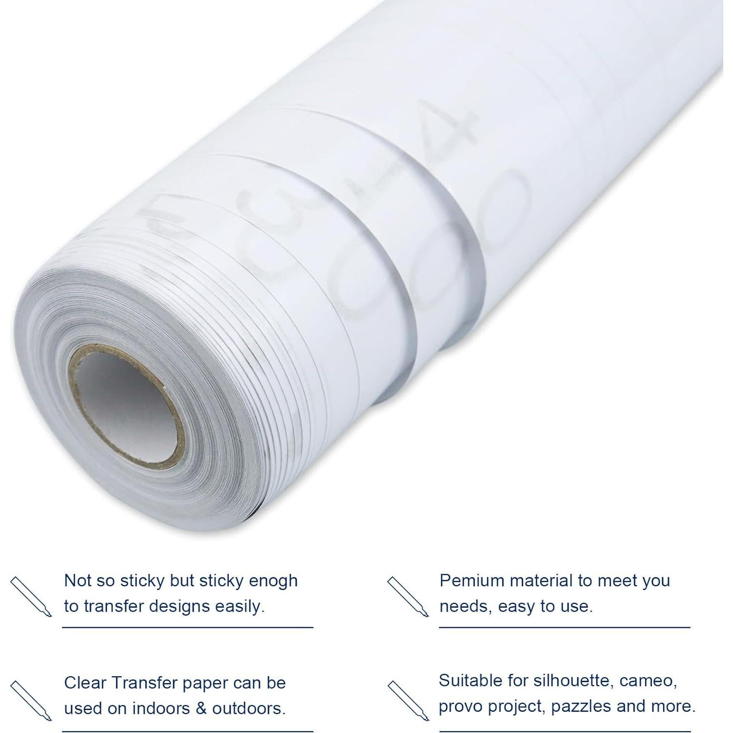 Cinta de Transferencia Clara ArtCute 30.48 cm x 15.24 m