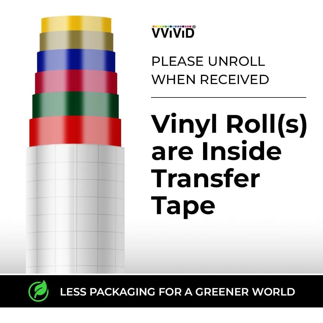 Vinilo Adhesivo Permanente VViViD DECO65 Verde Fluorescente 0.30x1.22m