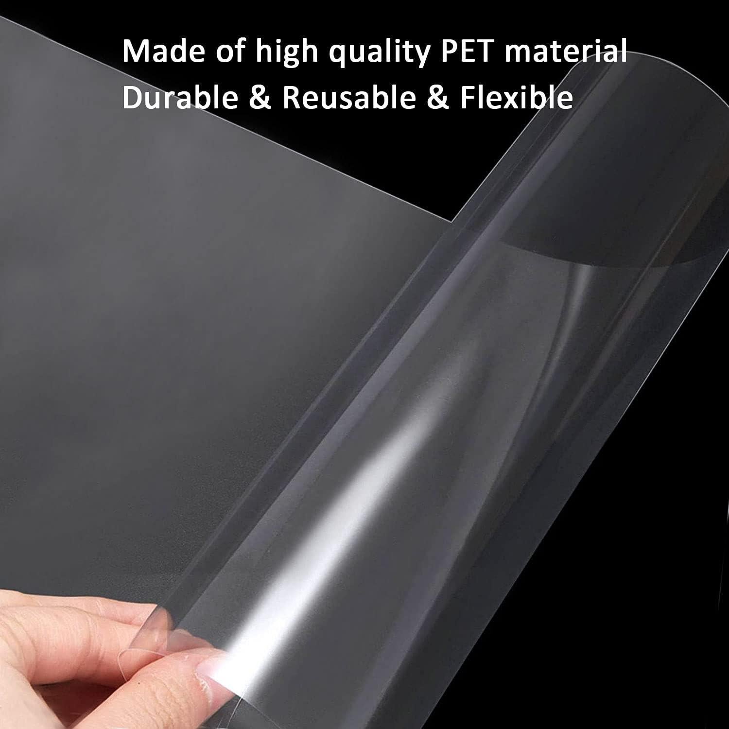 Paquete de 15 hojas de Mylar 12x61 cm para plantillas DIY