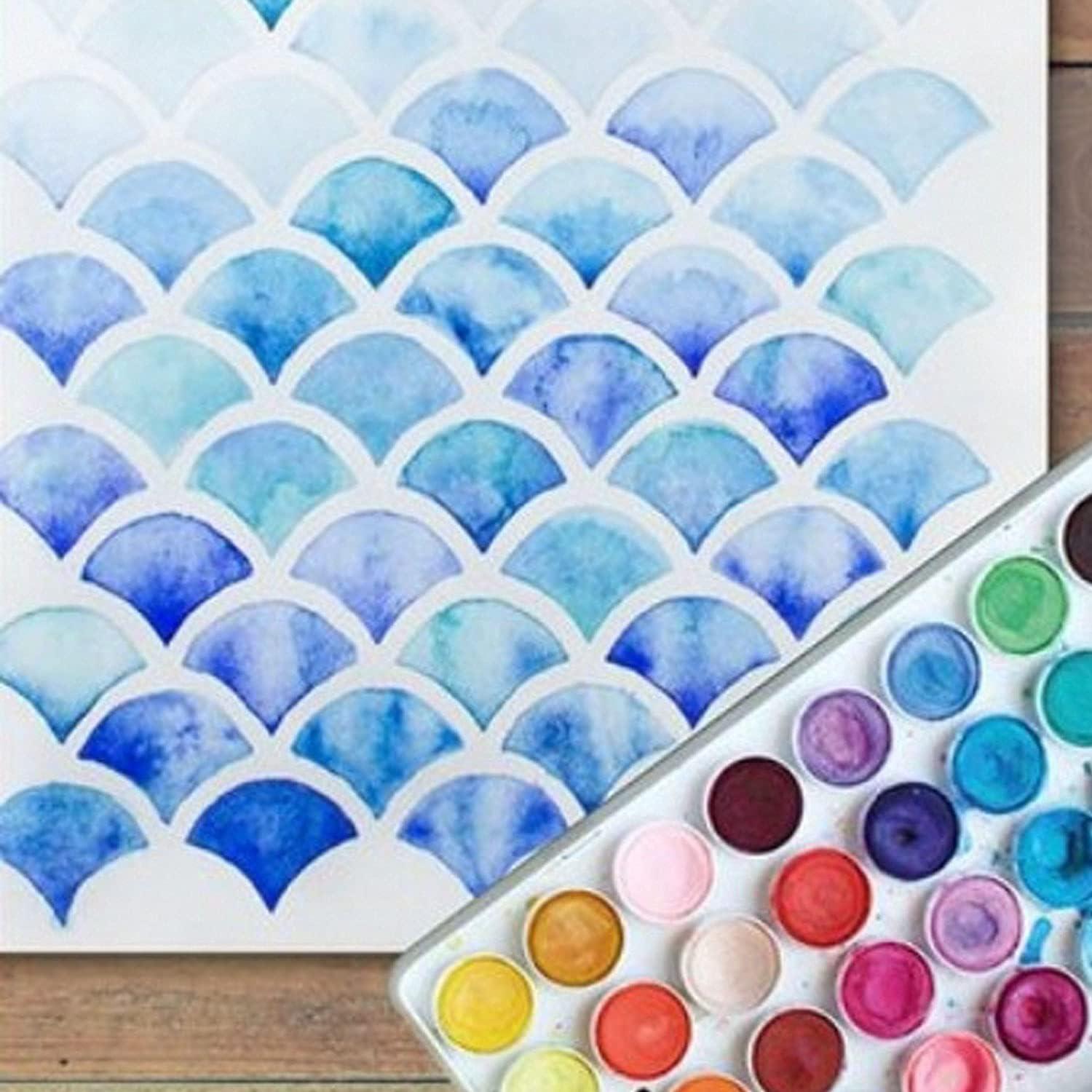 Paquete de 15 hojas de Mylar 12x61 cm para plantillas DIY