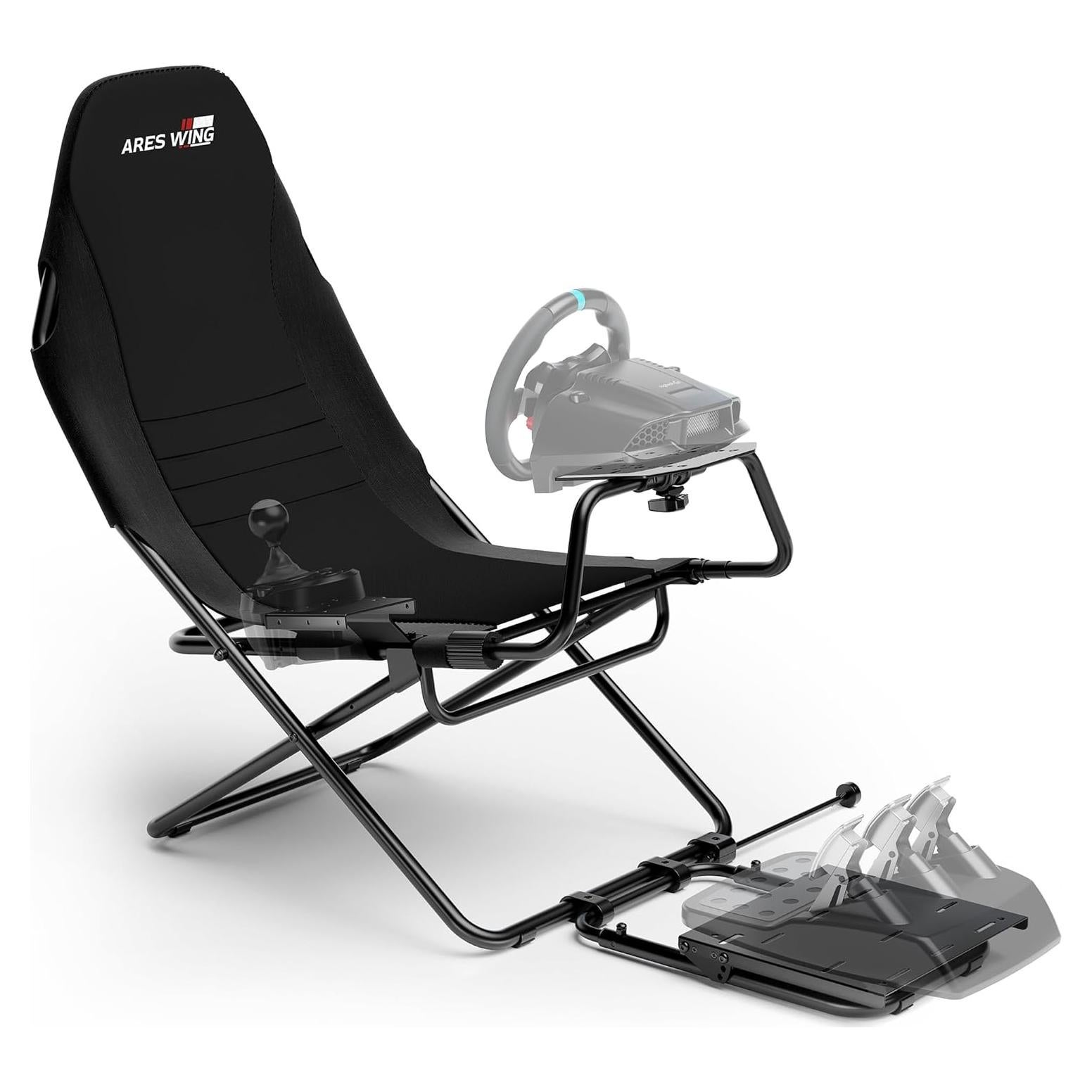 Cockpit de Simulación de Carreras ARES WING Plegable 10.1 kg