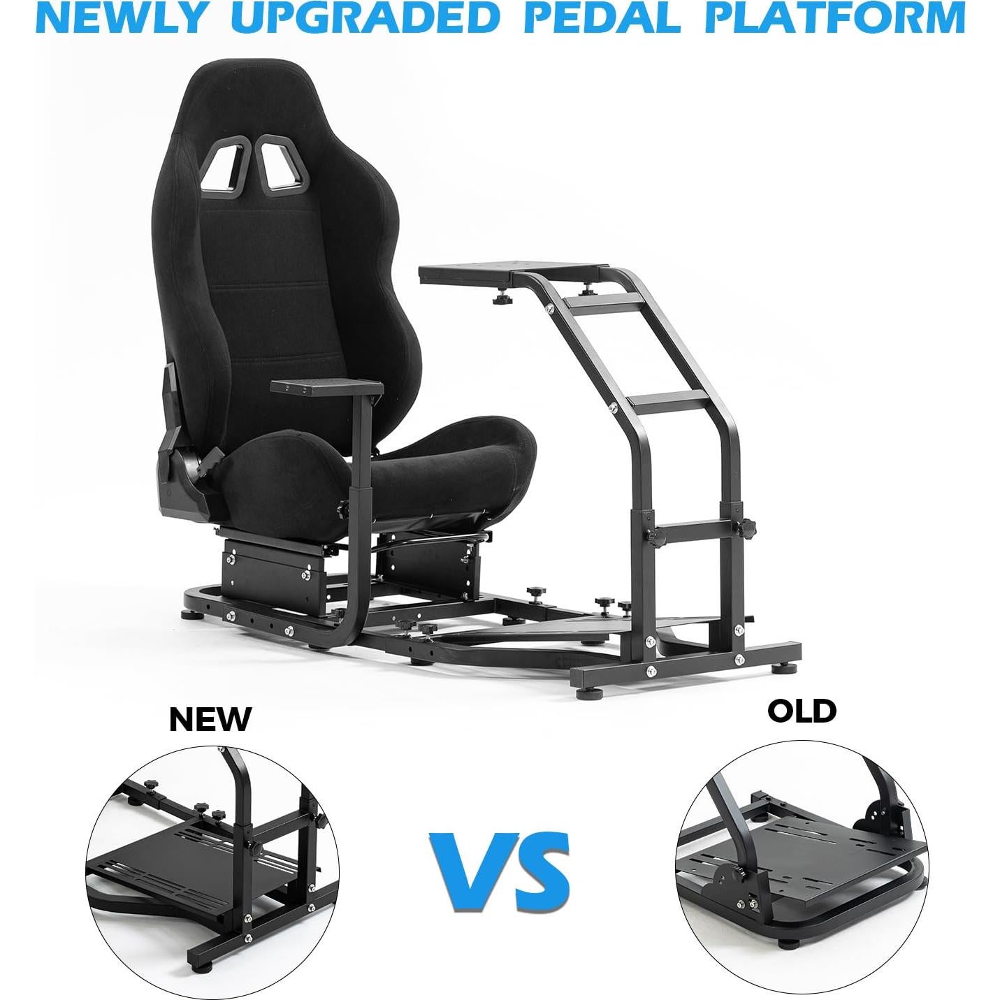 Cockpit de Simulador de Carreras Anman con Asiento Ajustable