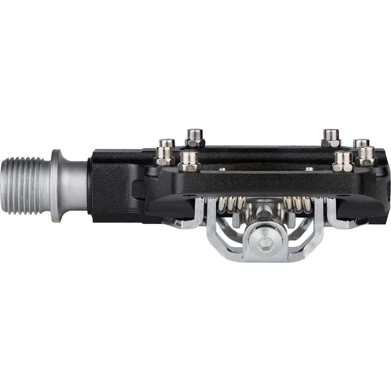 Pedales Clipless Venzo SPD Aluminio 85x80mm Doble Cara