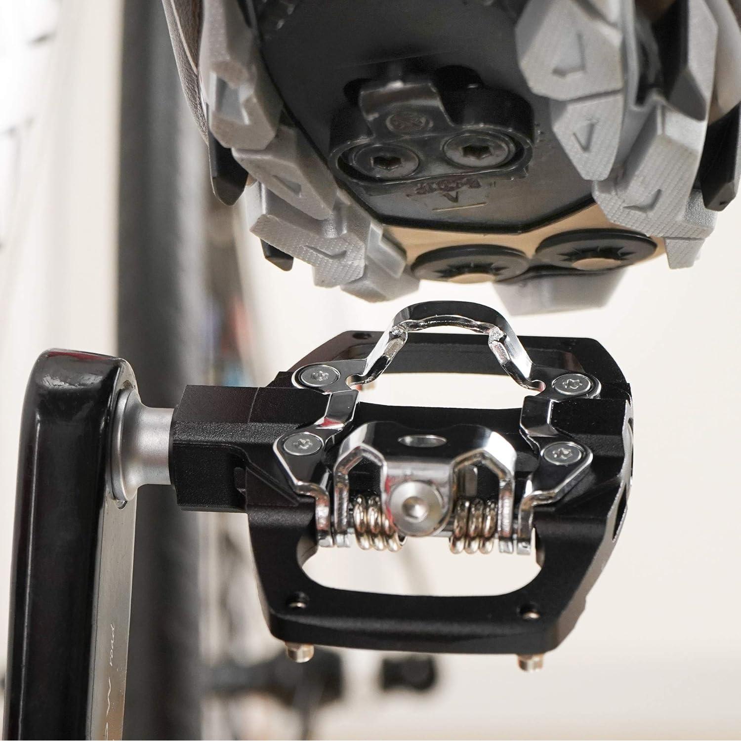 Pedales Clipless Venzo SPD Aluminio 85x80mm Doble Cara