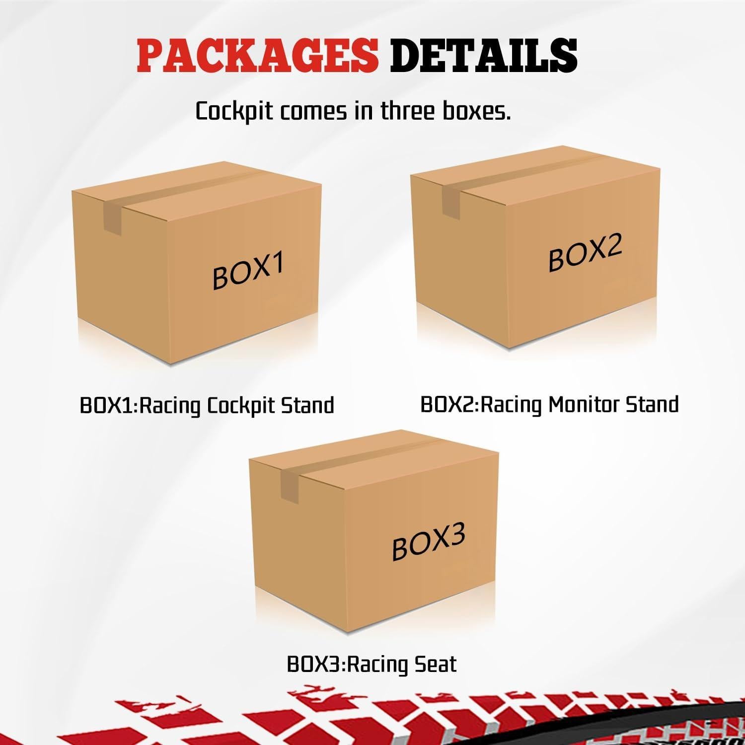 Cockpit de Simulación de Carreras Supllueer con Asiento Ergonómico