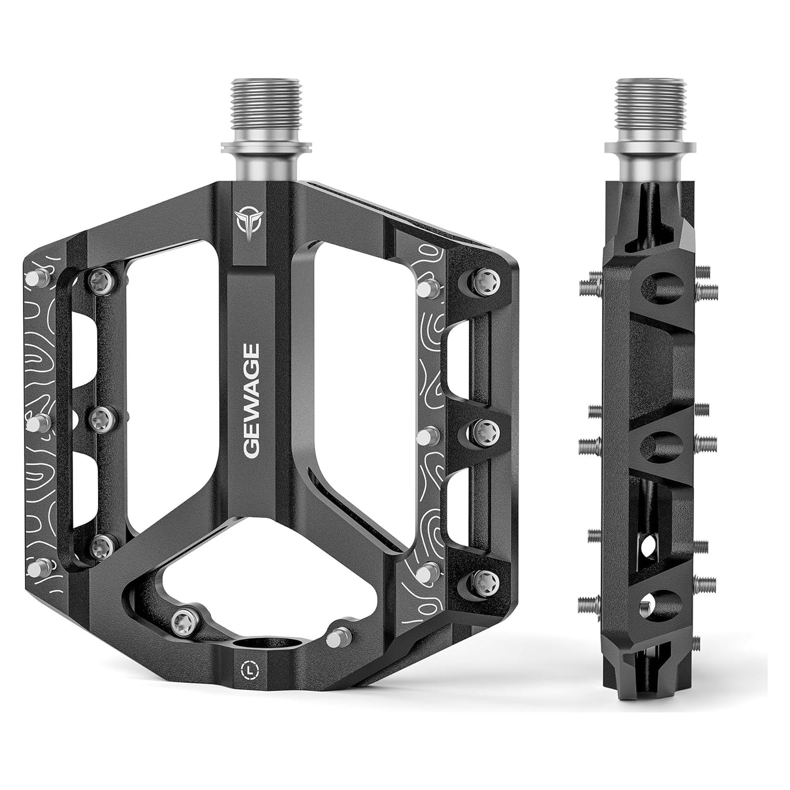 Pedales de Bicicleta GEWAGE Planos Antideslizantes 100x121.5mm