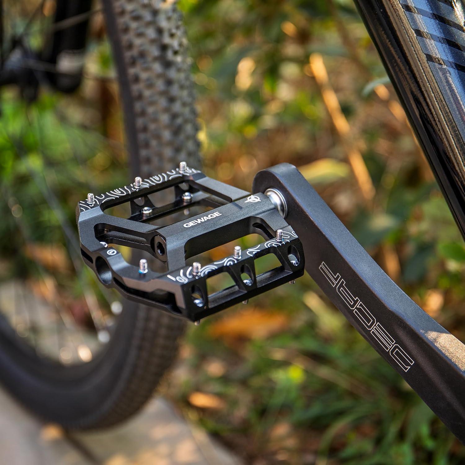 Pedales de Bicicleta GEWAGE Planos Antideslizantes 100x121.5mm