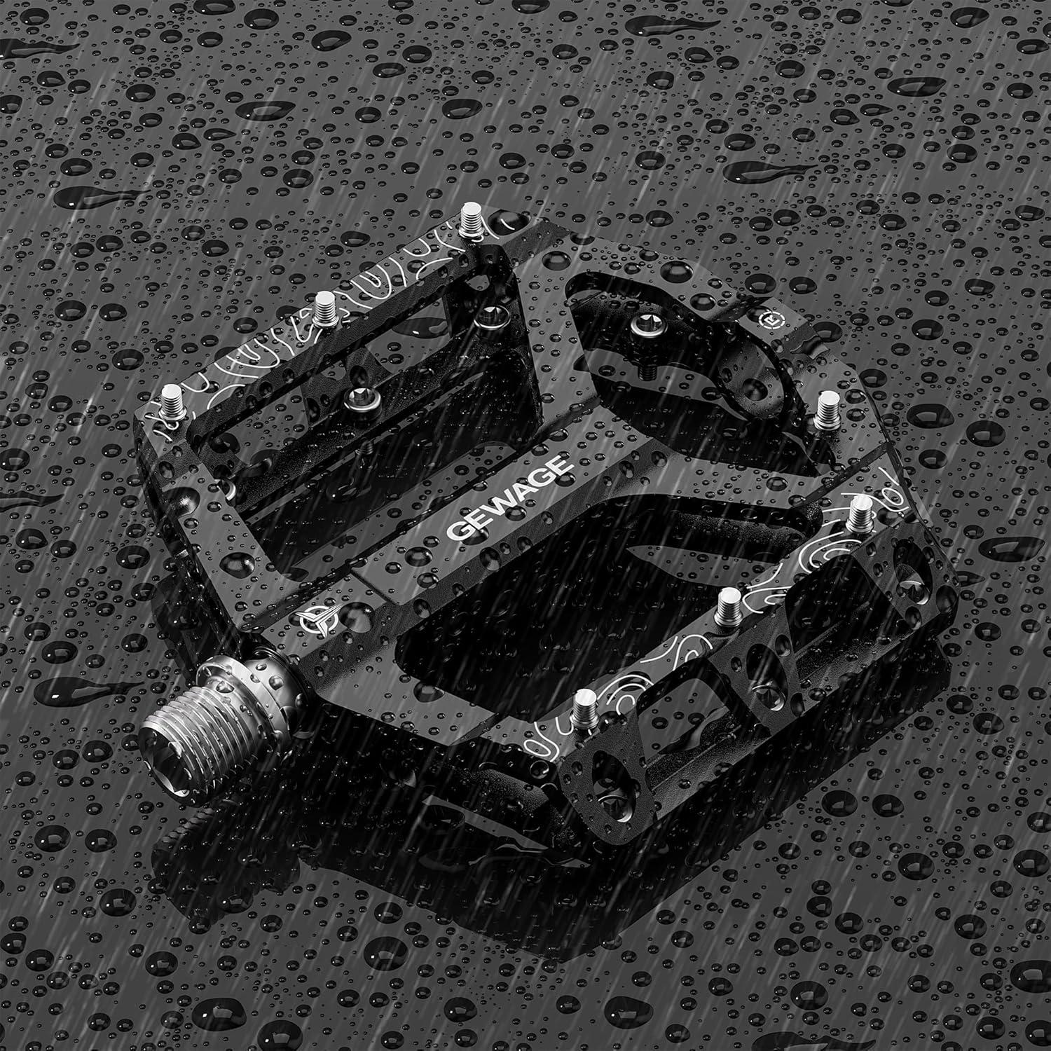 Pedales de Bicicleta GEWAGE Planos Antideslizantes 100x121.5mm