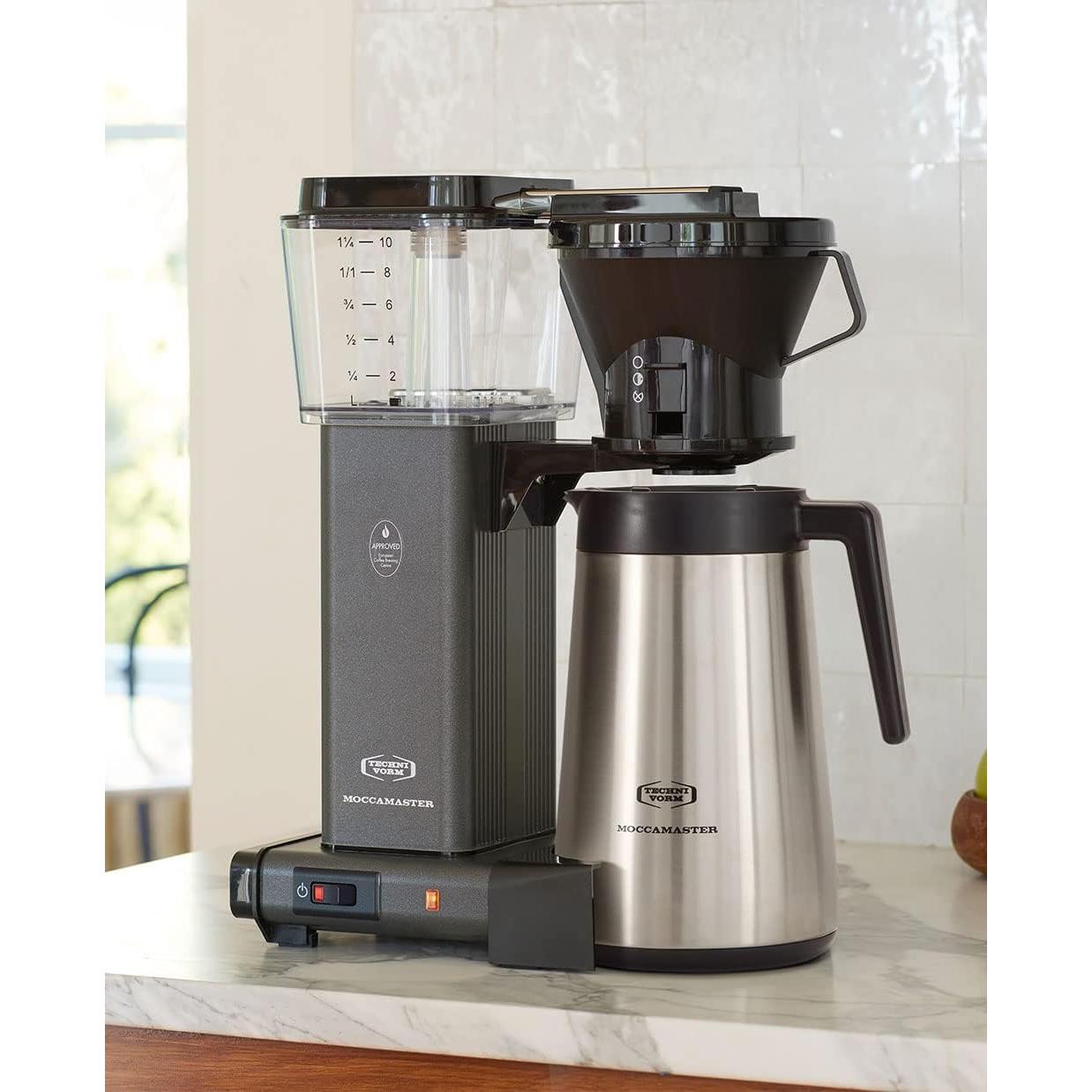 Cafetera de goteo Technivorm Moccamaster KBGT 10 tazas gris