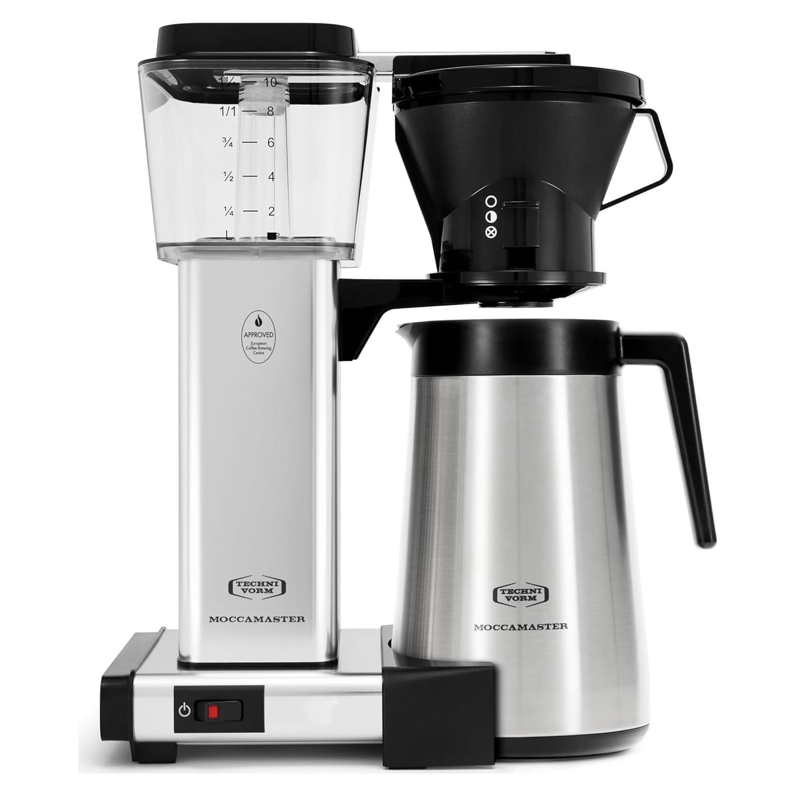 Cafetera de Goteo Technivorm Moccamaster KBT 1.18L Plata