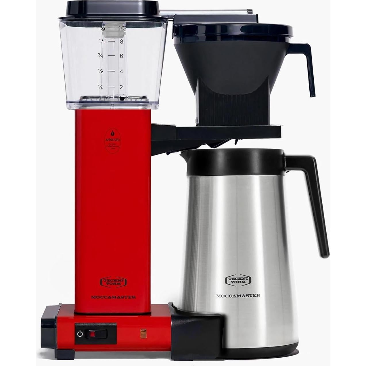 Cafetera de Goteo Automática Technivorm Moccamaster KBGT 10 Tazas Roja