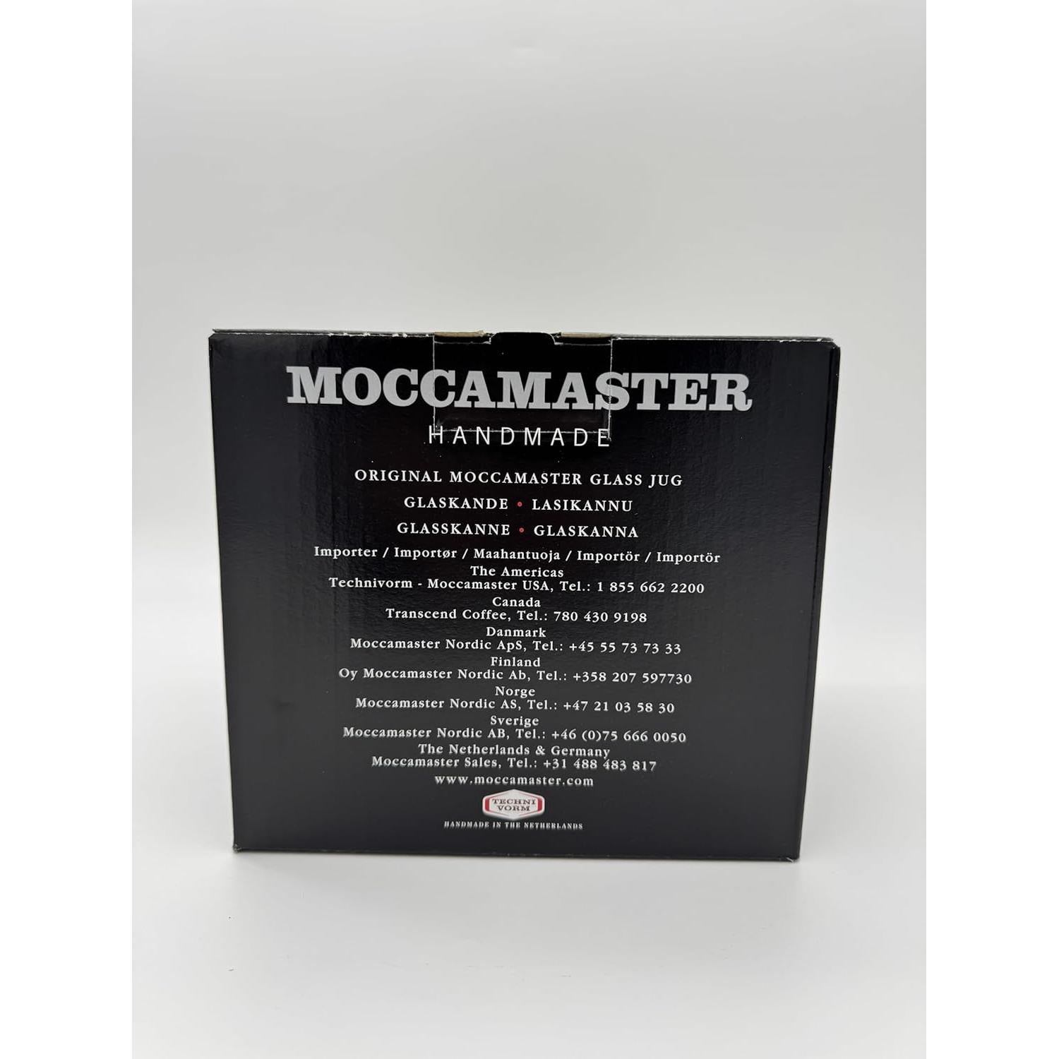 Jarra de Vidrio Moccamaster 89830 1.25L para Cafetera KBG