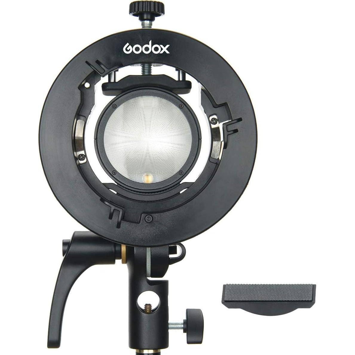 Soporte de Flash Godox S2 Montura Bowens para Speedlite