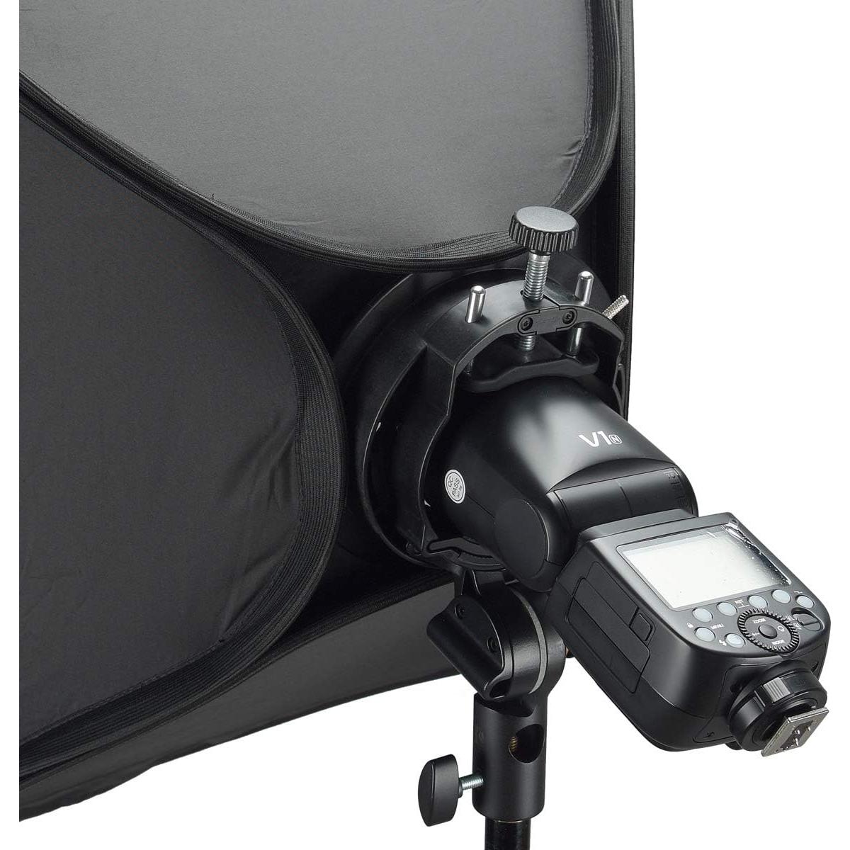Soporte de Flash Godox S2 Montura Bowens para Speedlite