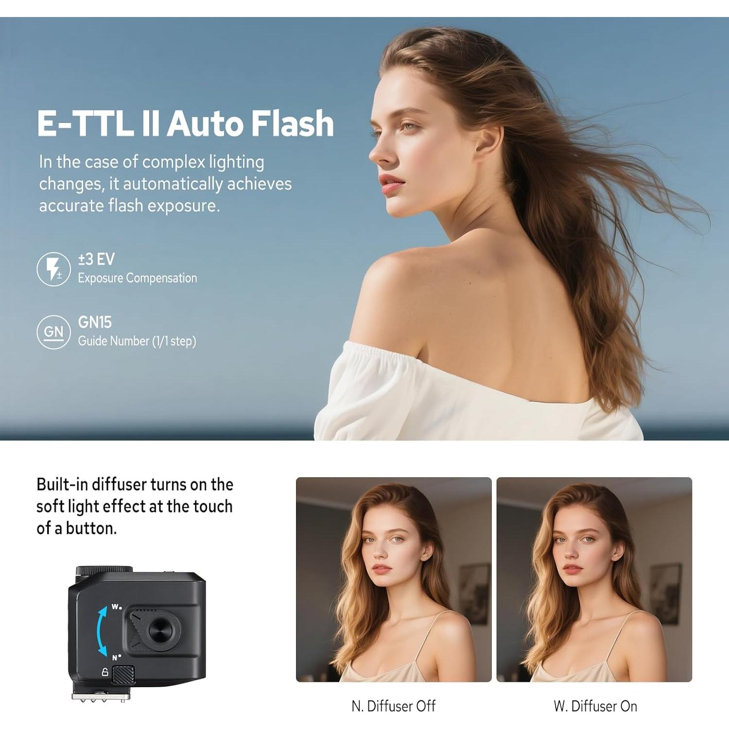 Flash Godox iT30 Pro C para Canon, TTL 2.4G, 560 Flashes