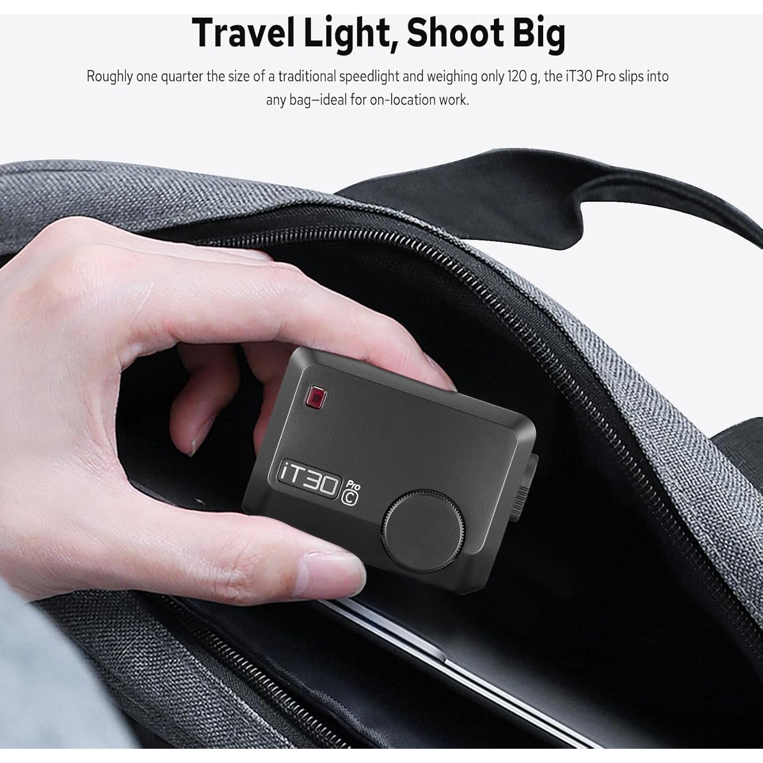 Flash Godox iT30 Pro C para Canon, TTL 2.4G, 560 Flashes