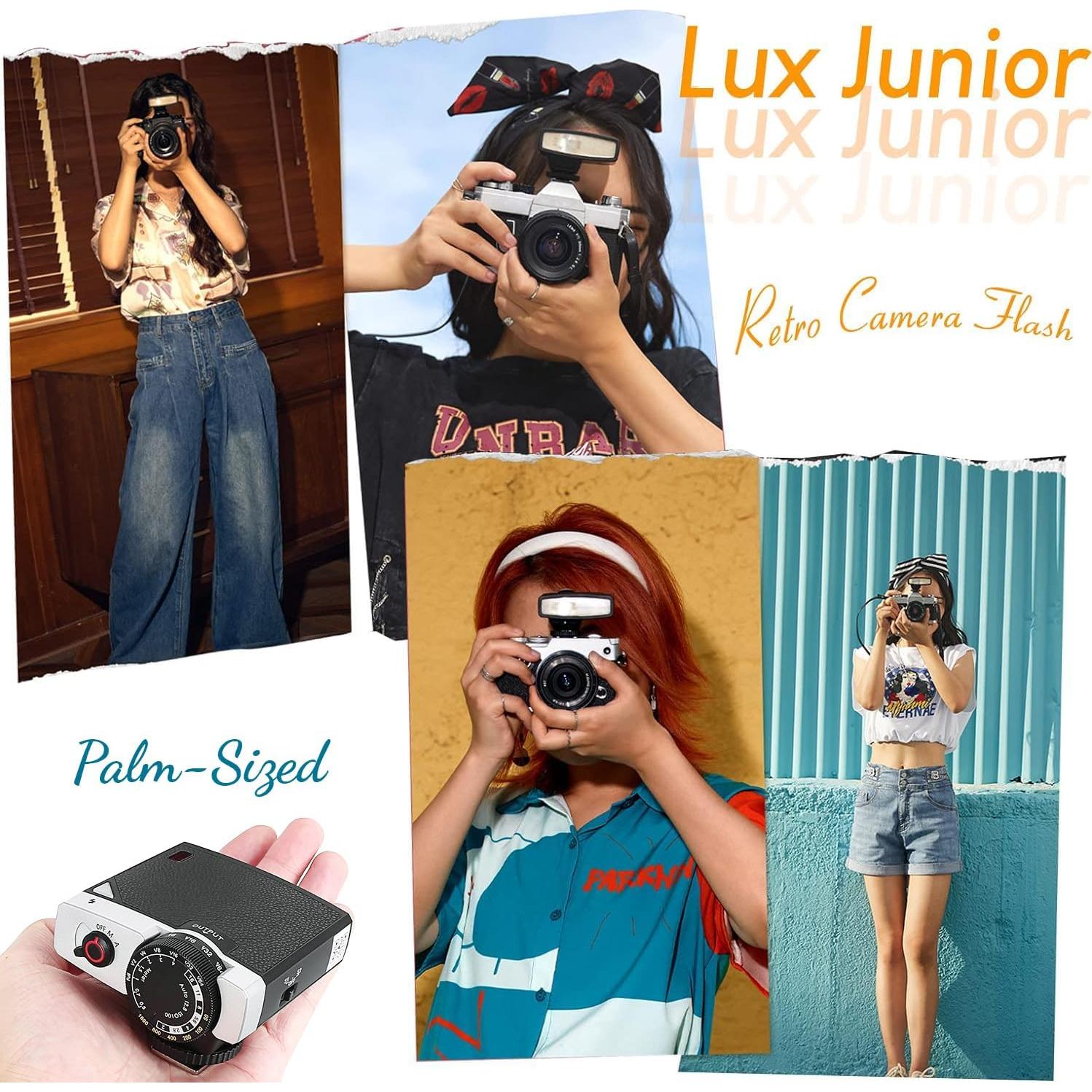 Flash Godox Lux Junior Retro GN12 6000K para Cámara