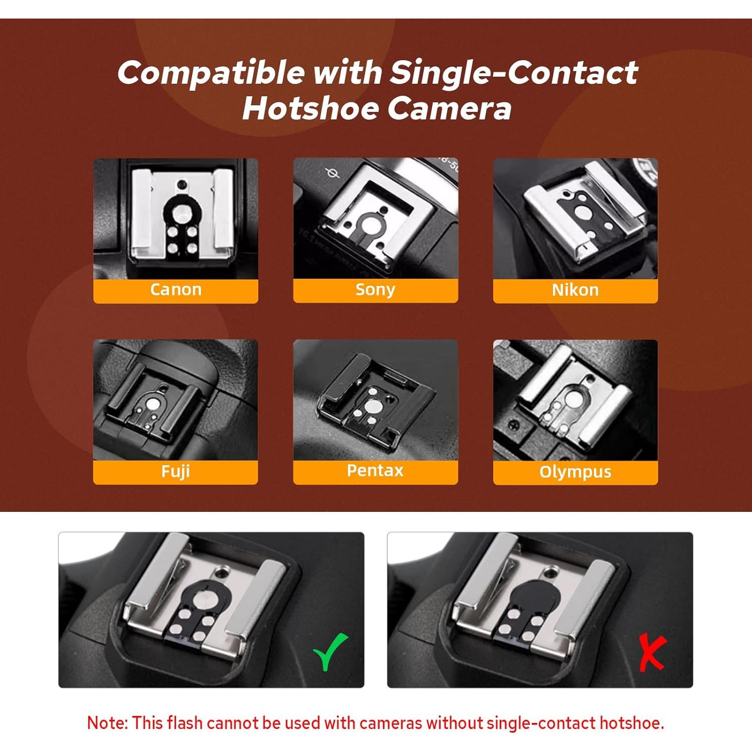 Flash Godox Lux Junior Retro GN12 6000K para Cámara