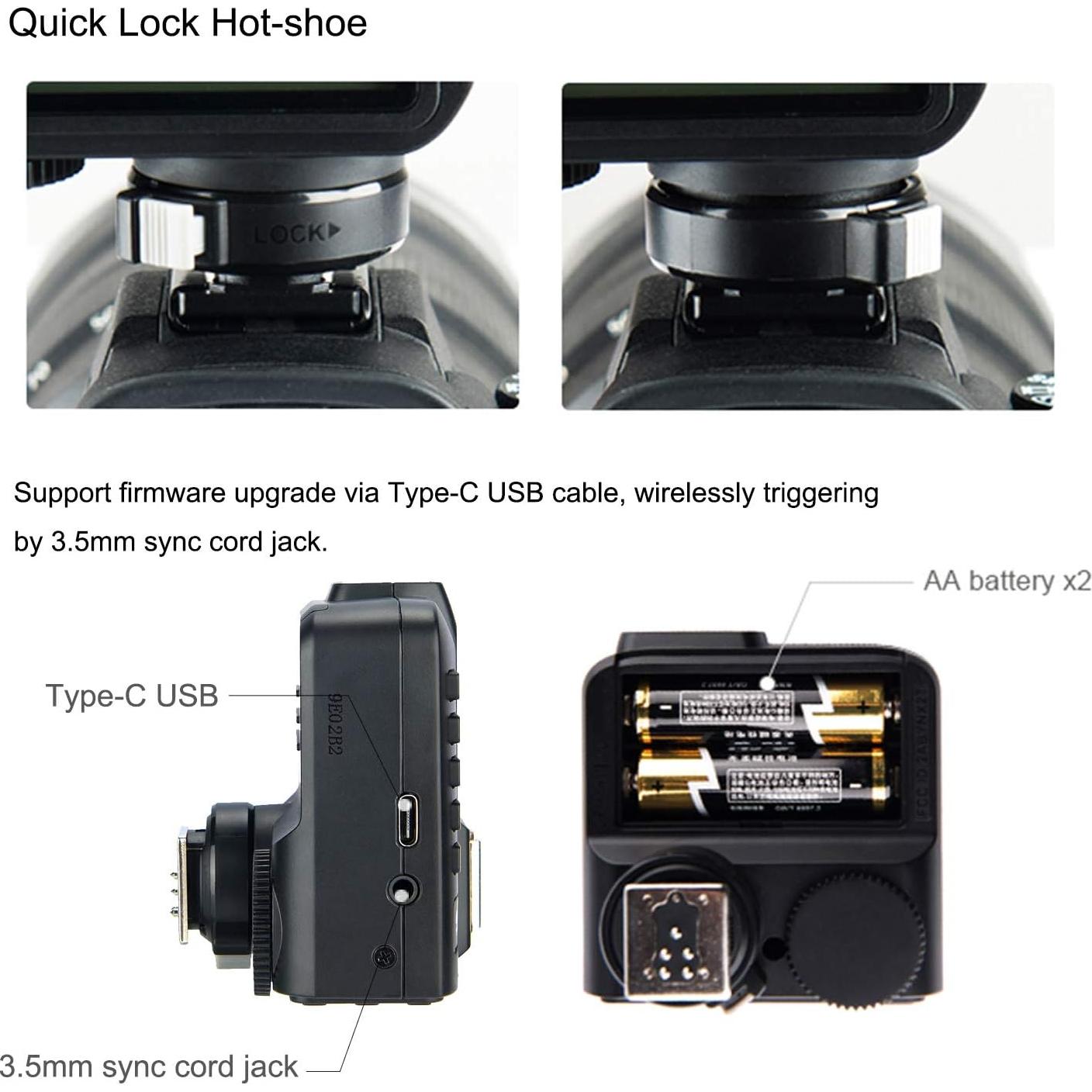 Disparador Inalámbrico TTL Godox X2T-O para Olympus y Panasonic