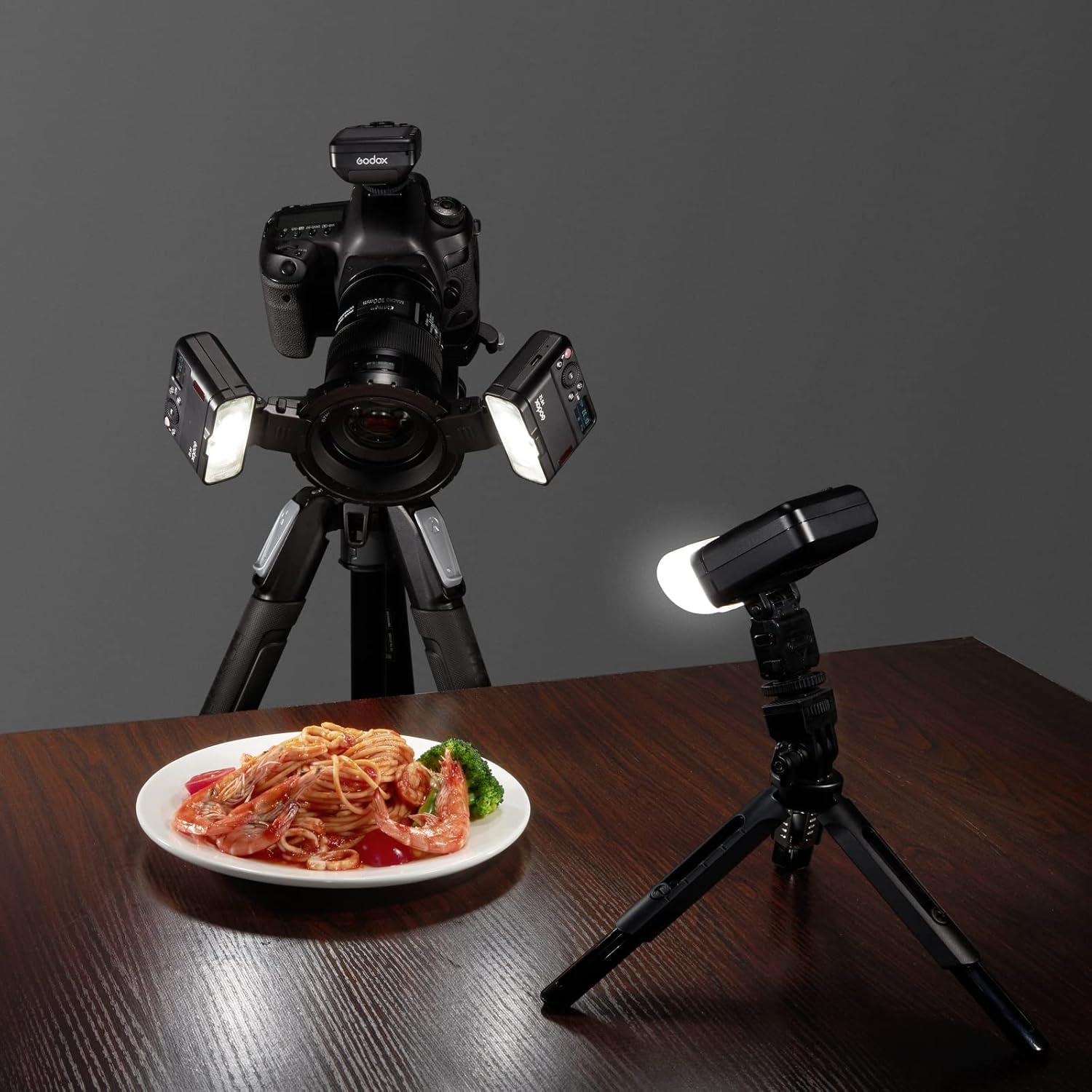 Flash Macro Doble Godox MF12-K2 12W Inalámbrico TTL Manual