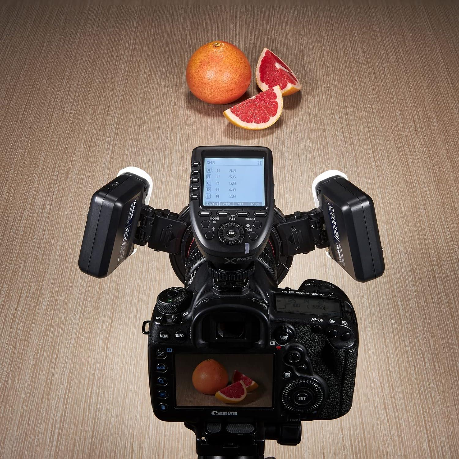 Flash Macro Doble Godox MF12-K2 12W Inalámbrico TTL Manual