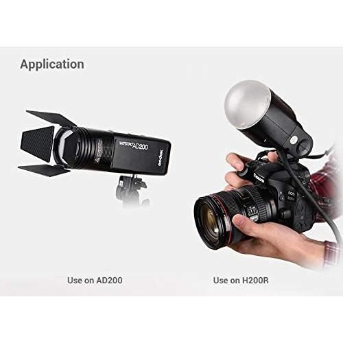 Kit de Accesorios Godox AK-R1 para Flash H200R y V1