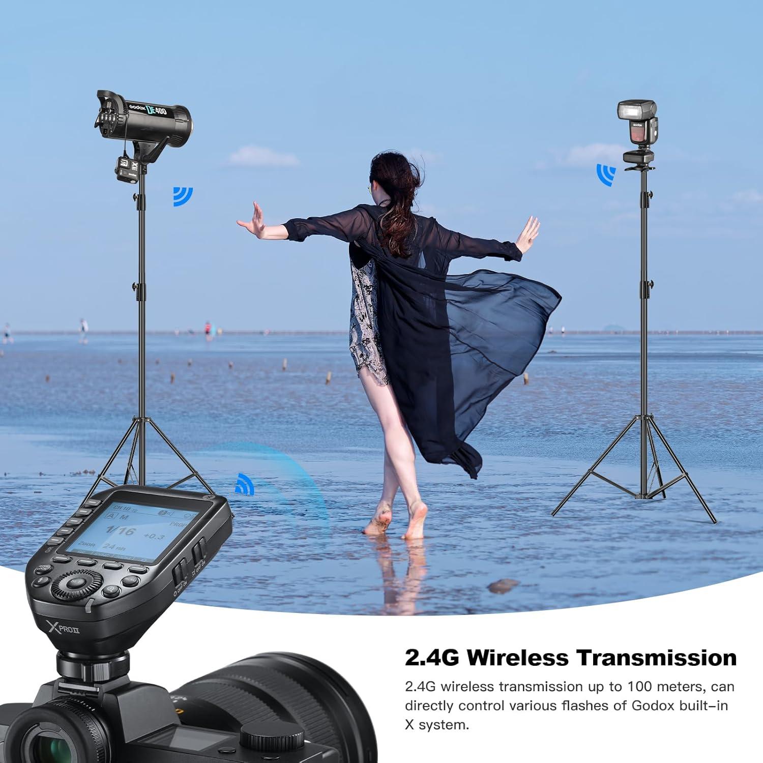 Godox XProII-C Disparador de Flash Inalámbrico TTL para Canon