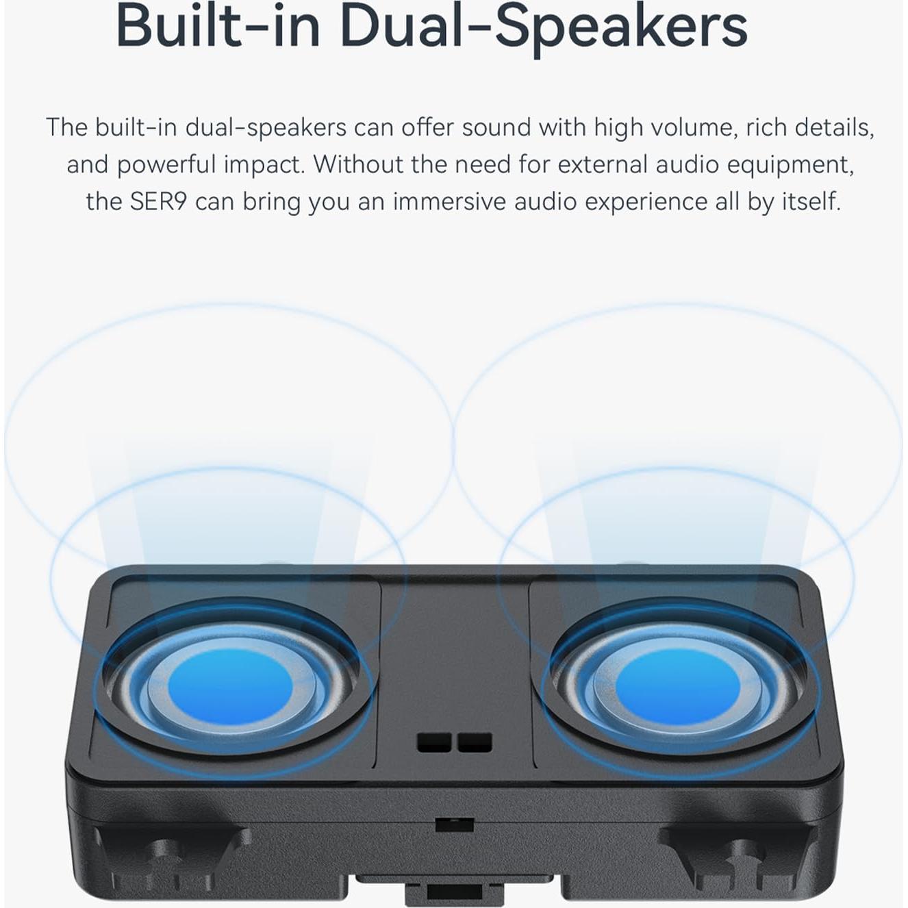 Mini PC Beelink SER9 Pro AMD Ryzen 9 32GB 1TB SSD Triple Pantalla