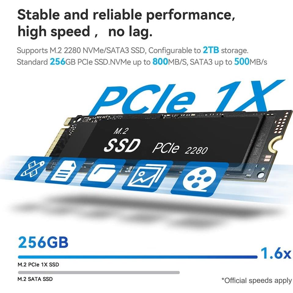 Mini PC Beelink MINI S12, Intel N95 16GB RAM 500GB SSD 4K