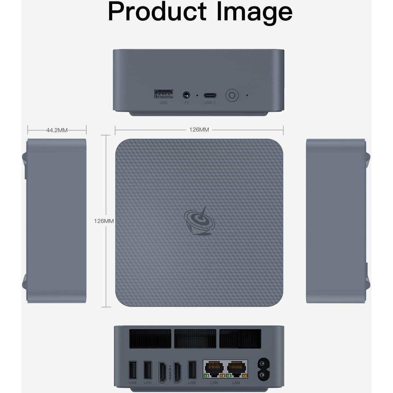 Mini PC Beelink EQR5 AMD Ryzen 5 5650U 8GB 500GB SSD