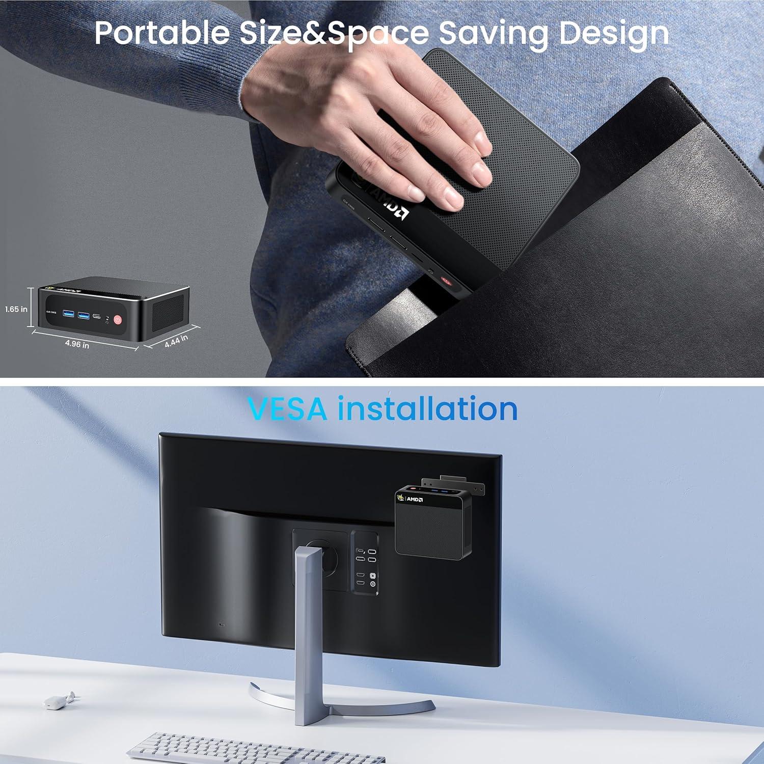 Mini PC Beelink SER5 MAX Ryzen 7 6800U 24GB 500GB SSD