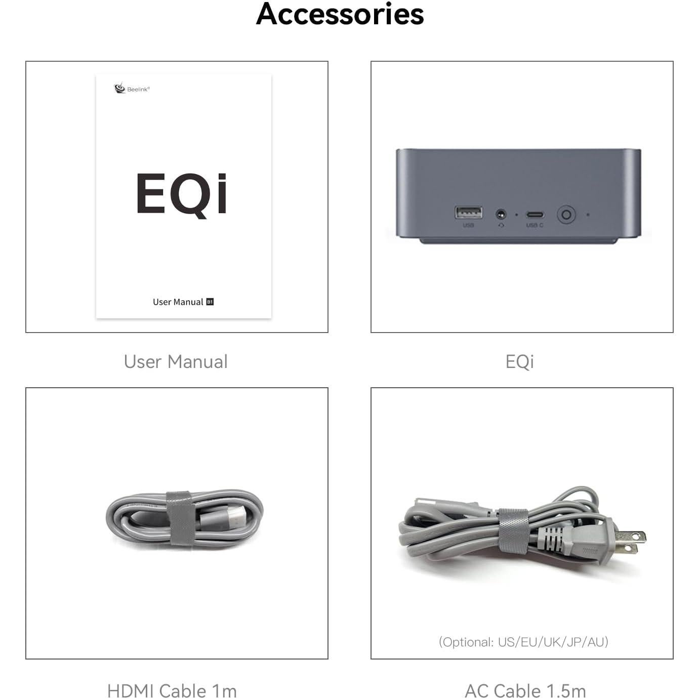 Mini PC Beelink EQI i5-1235U 32GB RAM 1TB SSD WiFi 6