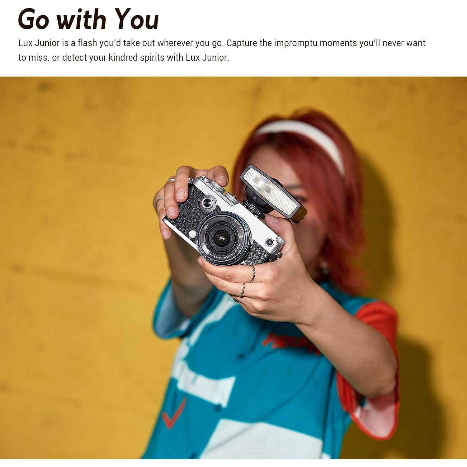 Flash Godox Lux Junior Retro de Cámara GN12 6000K Manual/Automático