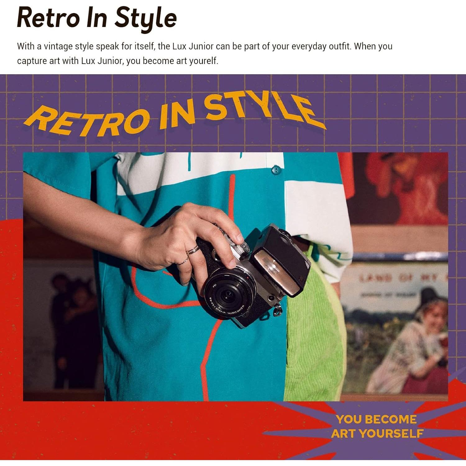 Flash Godox Lux Junior Retro de Cámara GN12 6000K Manual/Automático