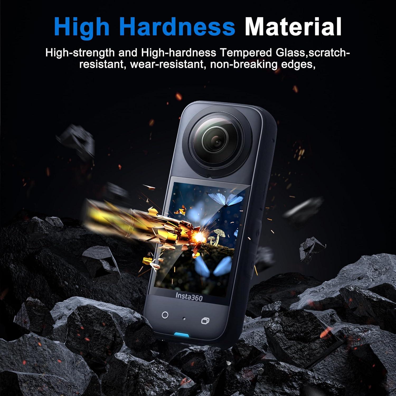 Protector de Pantalla Vidrio Templado FitStill para Insta360 X3